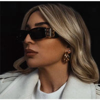 Balenciaga Eyewear Dynasty rectangle-frame sunglasses Unisex🖤