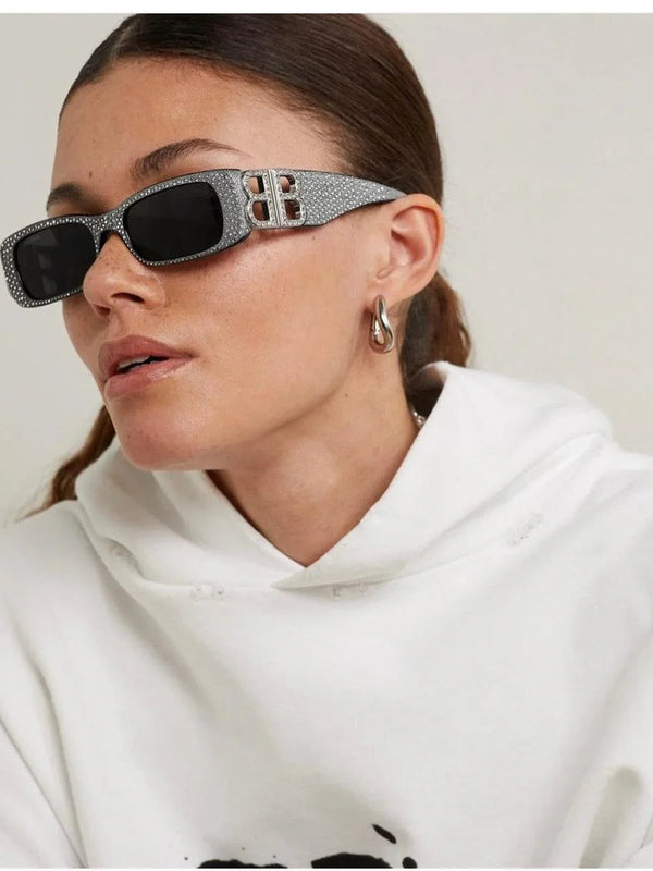 BALENCIAGA WOMEN'S DYNASTY RECTANGLE SUNGLASSES  👽 $1200