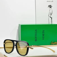 BOTTEGA VENETA BV1418 Knot Aviator Sunglasses💚