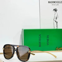 BOTTEGA VENETA BV1418 Knot Aviator Sunglasses💚