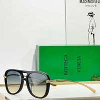 BOTTEGA VENETA BV1418 Knot Aviator Sunglasses💚