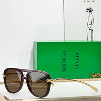 BOTTEGA VENETA BV1418 Knot Aviator Sunglasses💚