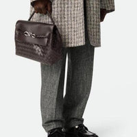 Bottega Veneta  Small Andiamo Messenger Bag in Intrecciato Leathers 💚