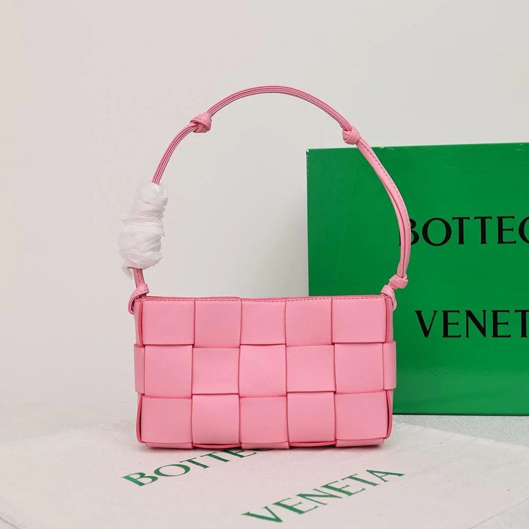 Bottega Veneta Small Cassette Small Intreccio leather bag 💚