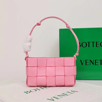 Bottega Veneta Small Cassette Small Intreccio leather bag 💚
