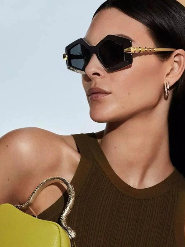 Bvlgari BV40003 Serpenti Geometric Sunglasses ✨