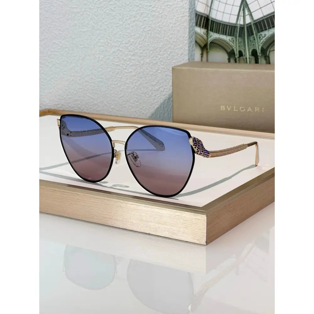 BVLGARI BV40010U Gold Butterfly Metal Sunglasses ✨