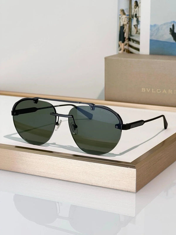 BVLGARI BV40052U Octo Finissimo aviator titanium Sunglasses ✨
