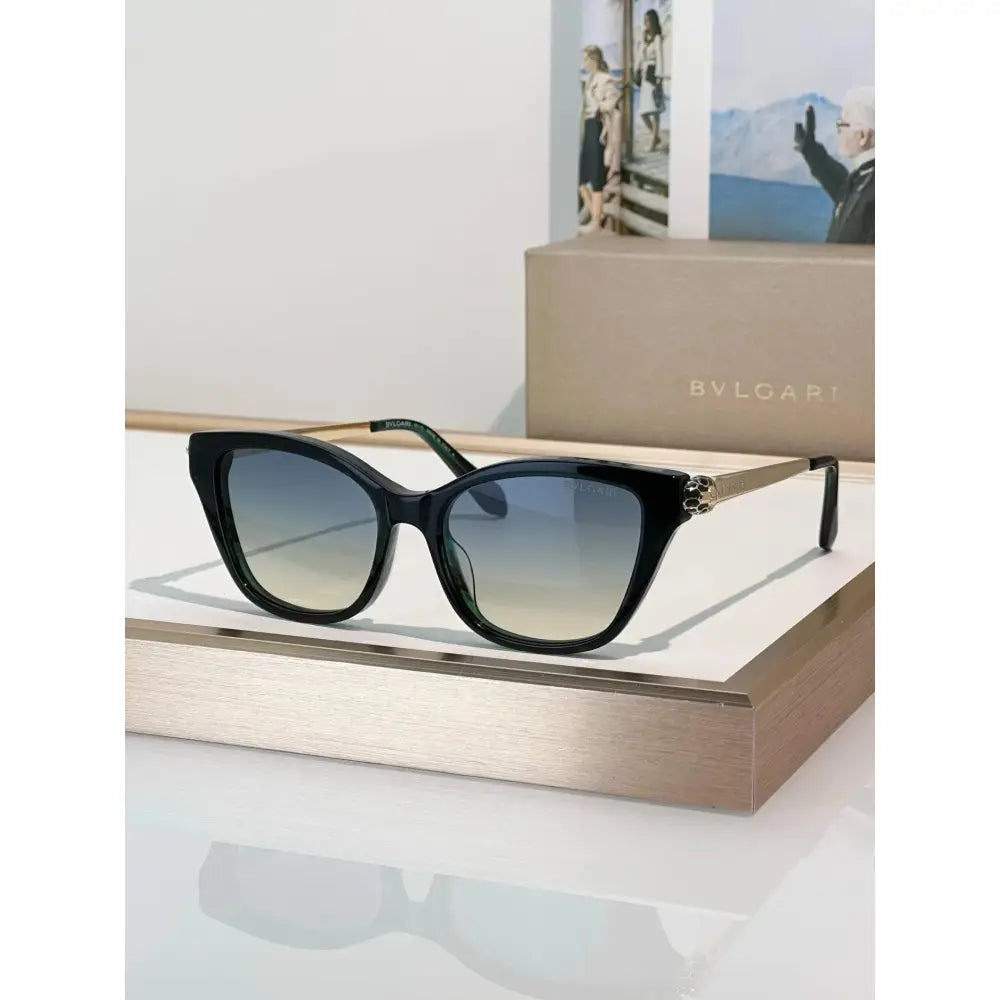 BVLGARI Serpenti Forever Black Cat Eye Sunglasses ✨