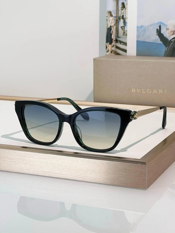 BVLGARI Serpenti Forever Black Cat Eye Sunglasses ✨