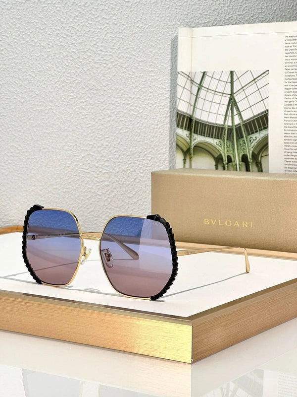 BVLGARI Serpenti Viper geometric metal 40004U Sunglasses ✨