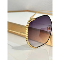 BVLGARI Serpenti Viper geometric metal 40004U Sunglasses ✨