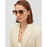 BVLGARI Serpenti Viper geometric metal 40004U Sunglasses ✨