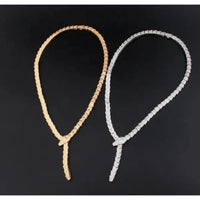 BVLGARI SERPENTI VIPER NECKLACE 18K Gold Plated Women's Jewelry GOLD-ROSE-WHITE  ✨