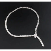 BVLGARI SERPENTI VIPER NECKLACE 18K Gold Plated Women's Jewelry GOLD-ROSE-WHITE  ✨