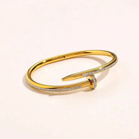 Cartier 18K Gold Plated Jewelry Juste Un Clou Bracelet yellow rose silver ✨