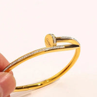 Cartier 18K Gold Plated Jewelry Juste Un Clou Bracelet yellow rose silver ✨
