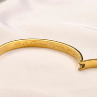 Cartier 18K Gold Plated Jewelry LOVE Bracelet yellow rose silver with Zircon✨
