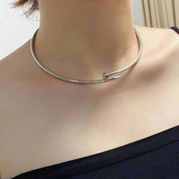 Cartier 18K Gold Plated JUSTE UN CLOU Necklace with diamonds✨