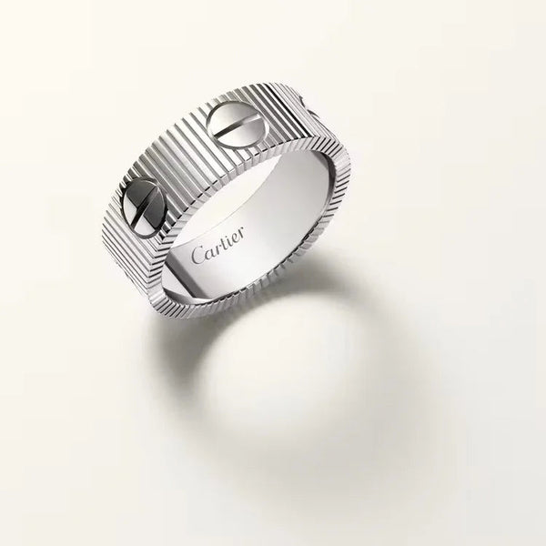 Cartier 18K Gold Plated LOVE Ring yellow-rose-silver ✨