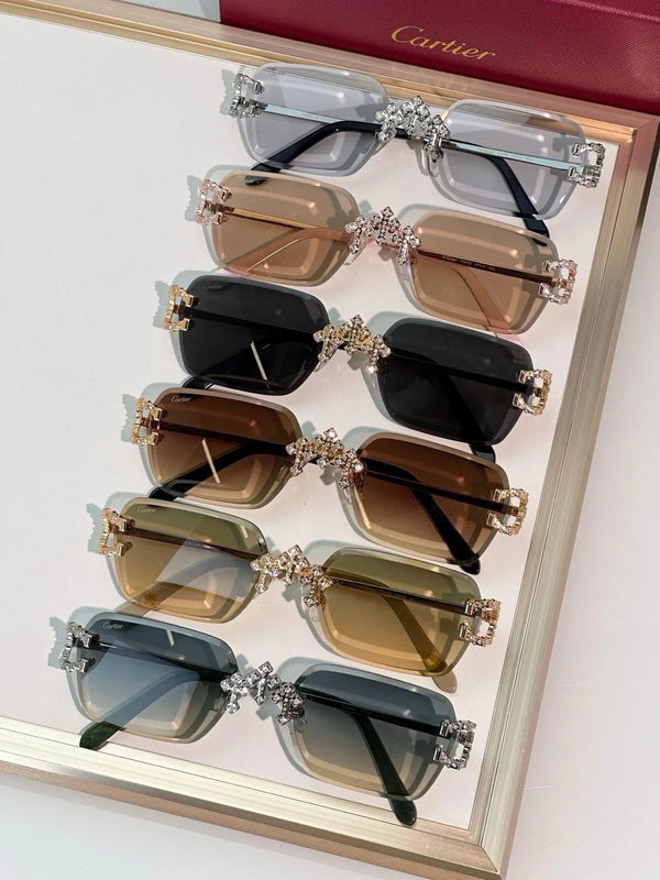Cartier C-decor PREMIÈRE DE CARTIER CT0679 Diamond Sunglasses 🐆