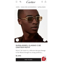 Cartier CLASSIC C DE CARTIER MOTIF CT0799 Sunglasses-Photochromic Glasses 🐆