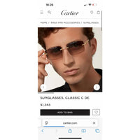 Cartier CLASSIC C DE CARTIER MOTIF CT0916 Sunglasses 🐆