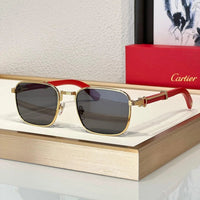 Cartier CT 0363S-NV Horn (Gold/Black) / Wood (Gold/Red) $3495 ✨