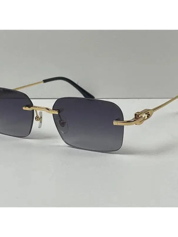 CARTIER  CT0290  Gold-Silver Men's Sunglasses 👑