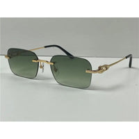 CARTIER  CT0290  Gold-Silver Men's Sunglasses 👑
