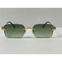 CARTIER  CT0290  Gold-Silver Men's Sunglasses 👑
