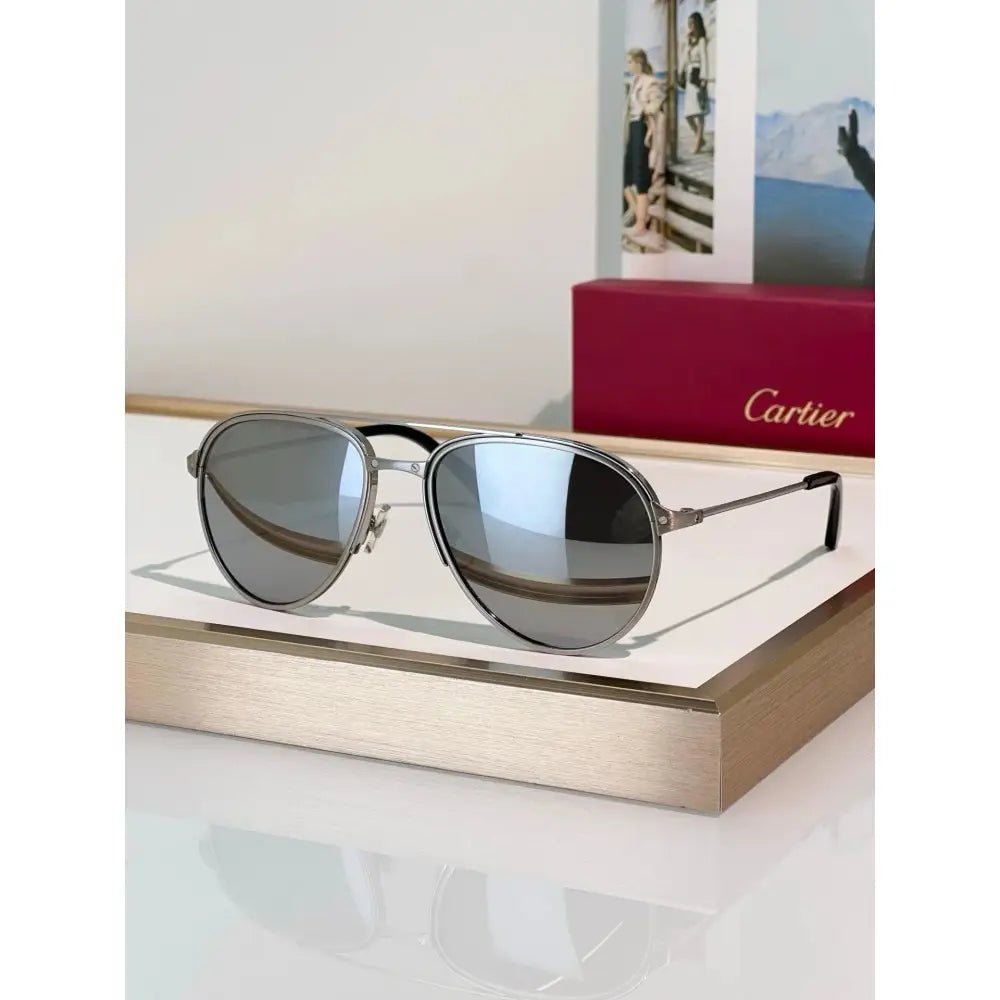 Cartier CT0325S Santos Collection  CT0325 -007 Sunglasses 🐆