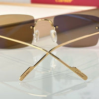Cartier CT0367S 002 54 - Gold-Silver Unisex Sunglasses Precious 🐆 $11.000