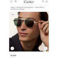 Cartier CT0532S 002 Première de Cartier Sunglasses NEW 🐆