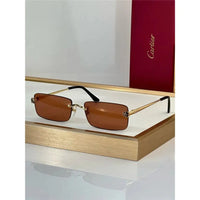 '- Cartier CT0598S 001 Première de Cartier Rectangle Shape Sunglasses NEW 🐆