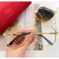 CARTIER Double Frame Aviator CAA 0635S Men's Sunglasses ✨