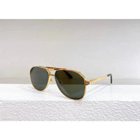 CARTIER Double Frame Aviator CAA 0635S Men's Sunglasses ✨