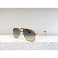 CARTIER Double Frame Aviator CAA 0635S Men's Sunglasses ✨