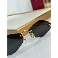 Cartier Eyewear Tiger Head Panthere CT0433S 001 Sunglasses  🐆