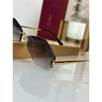 Cartier Eyewear Tiger Head Panthere CT0433S 001 Sunglasses  🐆