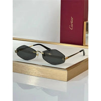 Cartier Eyewear Tiger Head Panthere CT0433S 001 Sunglasses  🐆