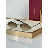 Cartier Eyewear Tiger Head Panthere CT0433S 001 Sunglasses  🐆
