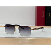 CARTIER Lens Buffalo Horn 60MM-140MM Men's Sunglasses CT 0031RS 001 ✨