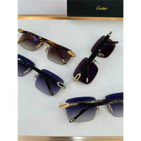 CARTIER Lens Buffalo Horn 60MM-140MM Men's Sunglasses CT 0031RS 001 ✨