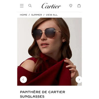 Cartier Panthere CT0147S 004 Sunglasses 🐆