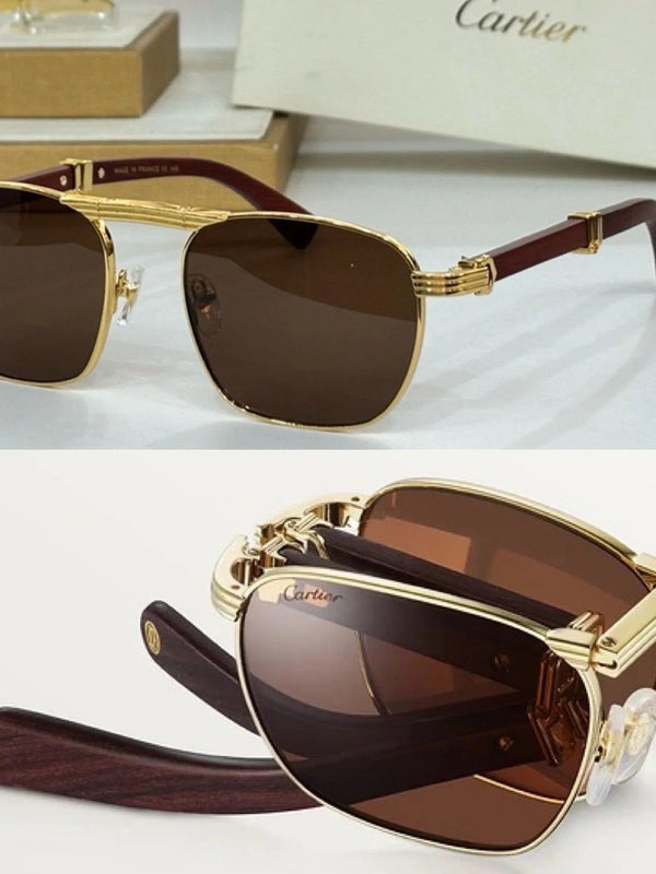 Cartier PREMIÈRE DE CARTIER CRESW00659 Folding Sunglasses 🐆 $3500