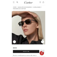 Cartier PREMIÈRE DE CARTIER CT539S Sunglasses-Photochromic Glasses 🐆