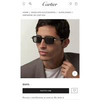 Cartier PREMIÈRE DE CARTIER CT539S Sunglasses-Photochromic Glasses 🐆