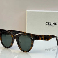 Celine BOLD 3 DOTS CL 4003 IN 01B Round Women's Sunglasses✨