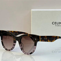 Celine BOLD 3 DOTS CL 4003 IN 01B Round Women's Sunglasses✨